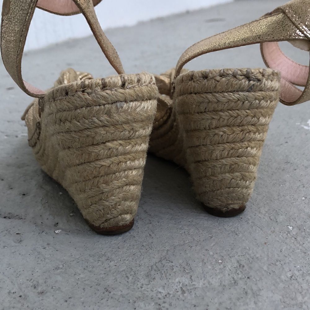 Loeffler Randall metallic bow heeled espadrilles - Picture 5 of 7